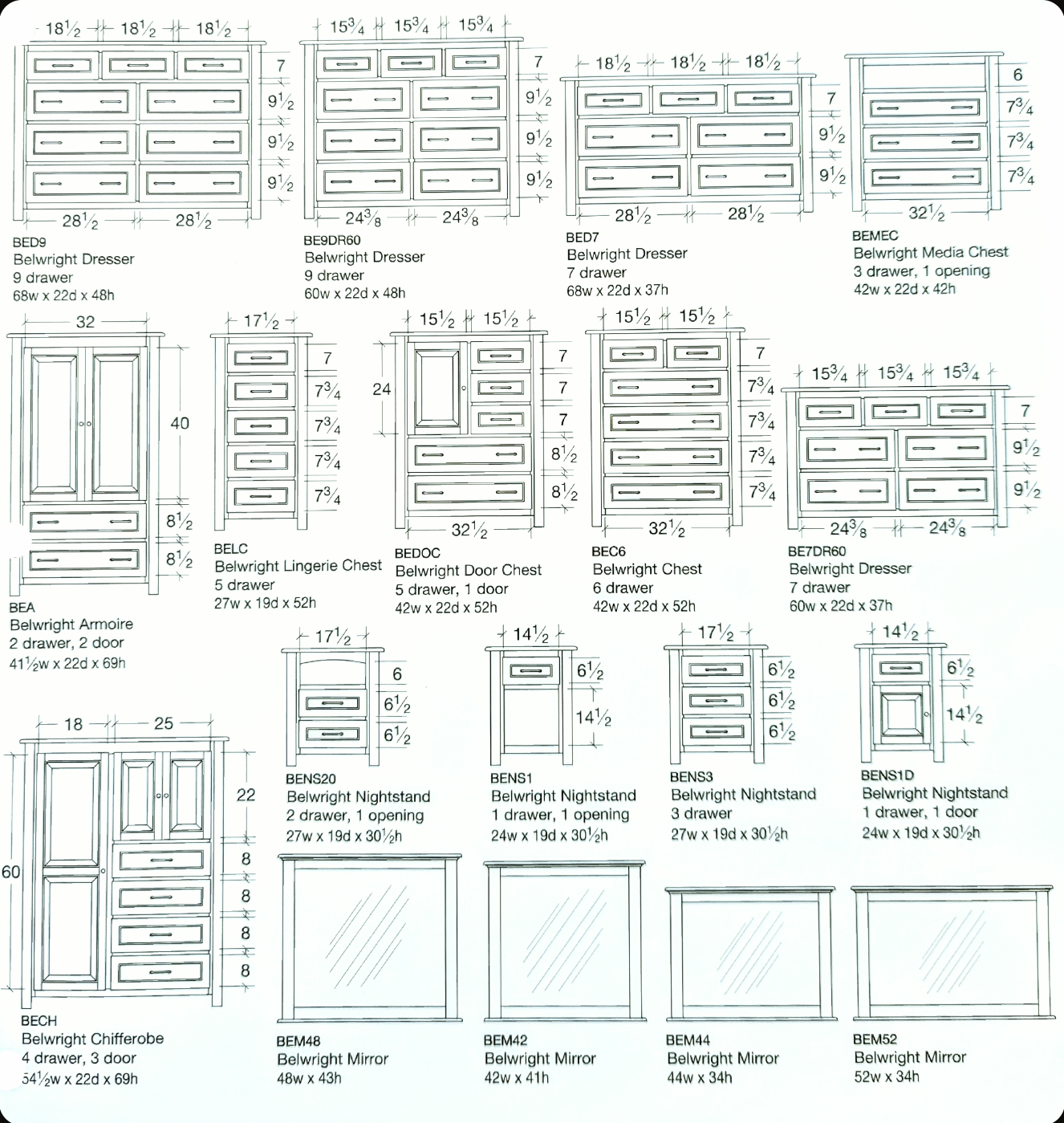 Belwright Country Heritage Furniture