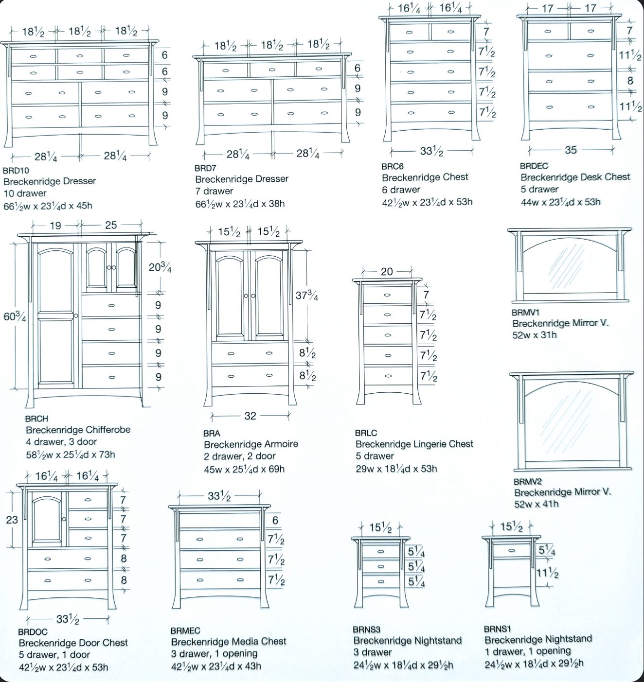 Breckenridge Country Heritage Furniture